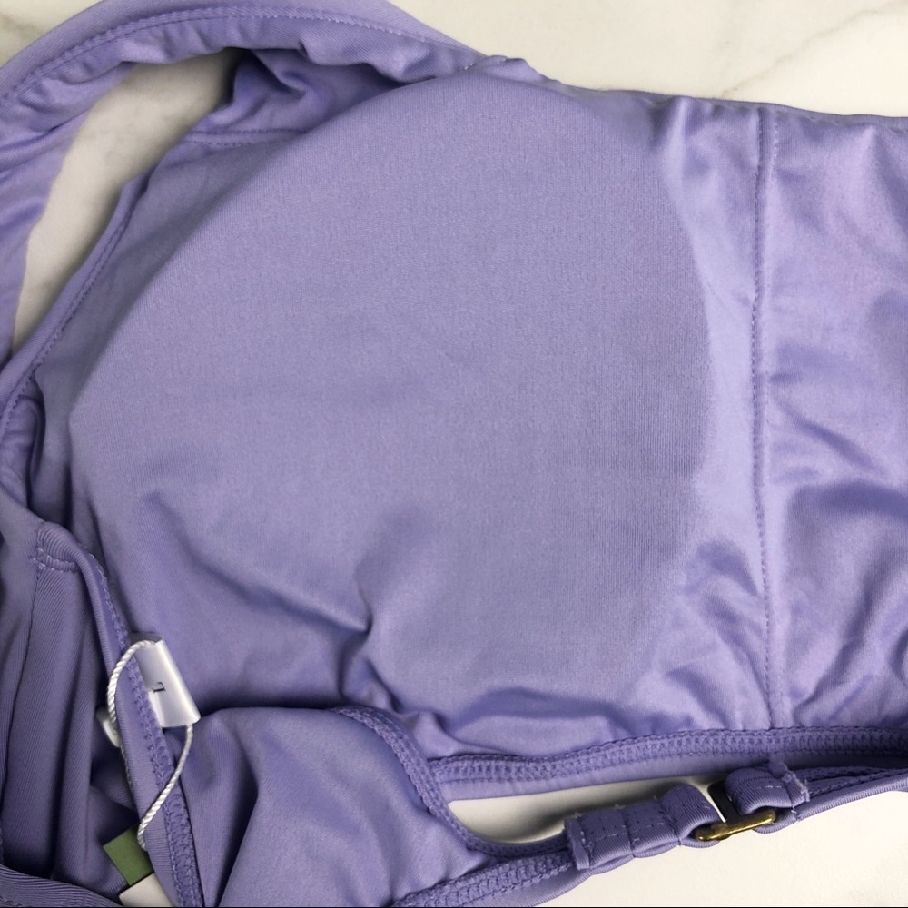 Andie Wynwood Bikini Top Purple Lavender Size L NWT - Picture 10 of 10